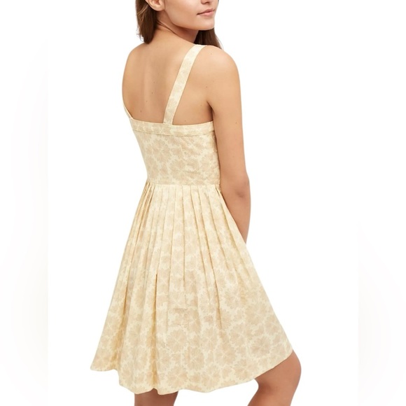 Anthropologie Maeve Cafe yellow midi dress size 2 - Picture 2 of 11